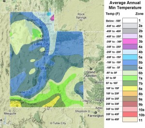 Utah usda zones